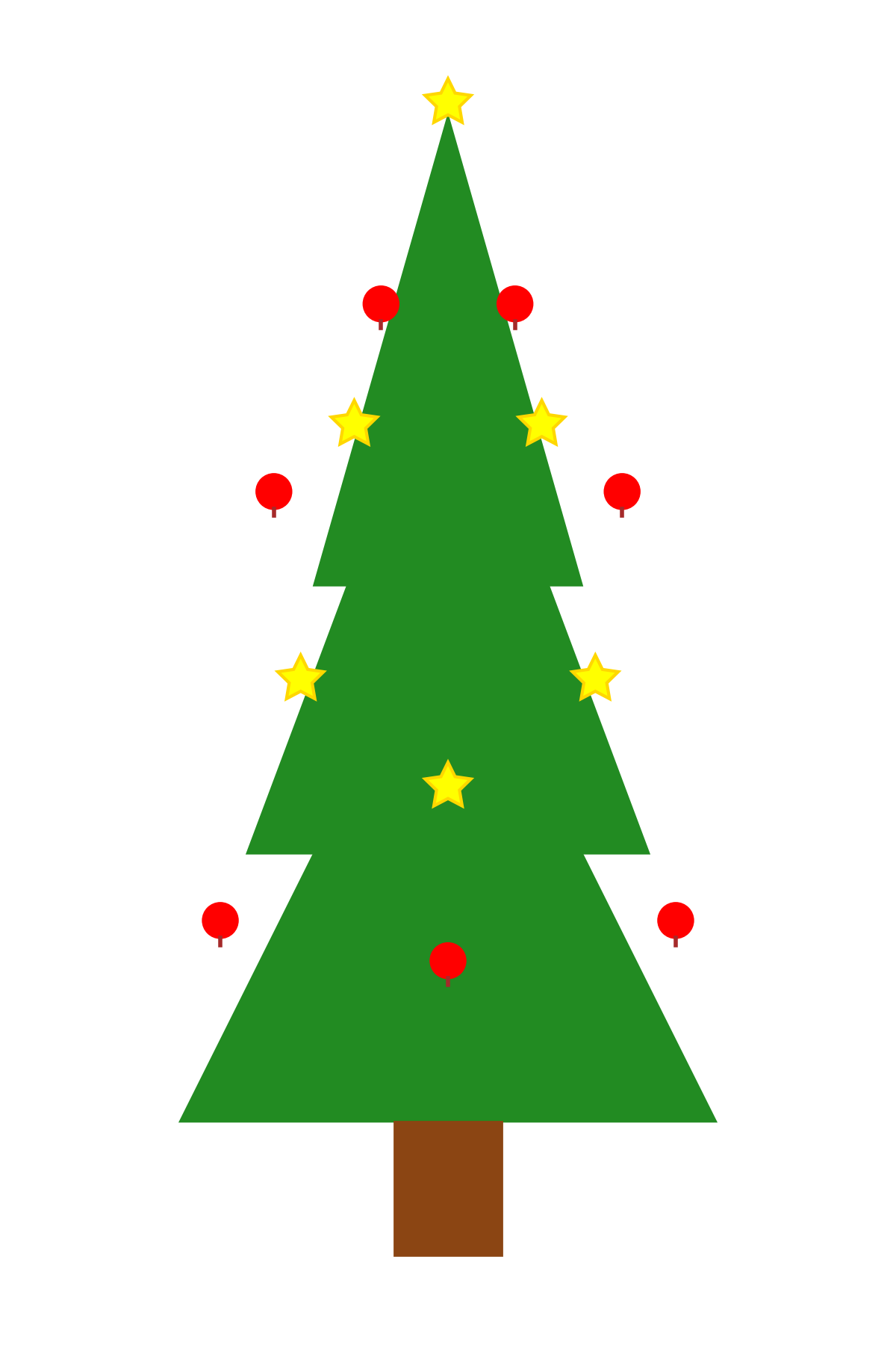 Christmas tree plot