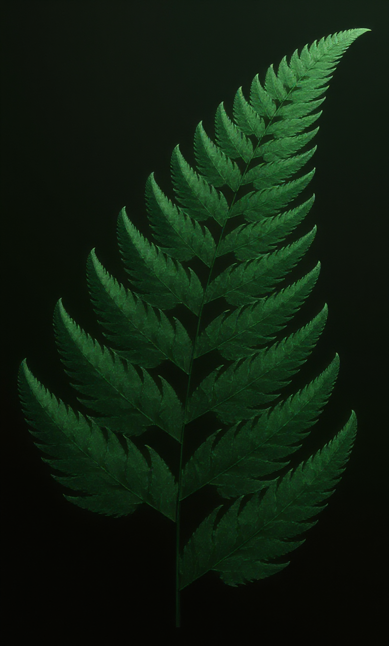 Low-poly fern